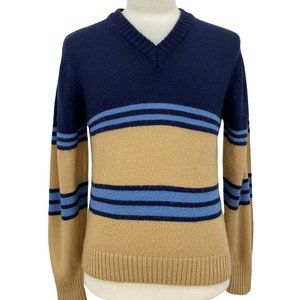 Vintage TOWNSLEY Men's Multicolor Crewneck Pullover Sweater Size Medium M 90's